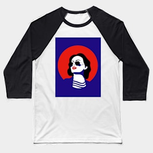 Vintage girl Baseball T-Shirt